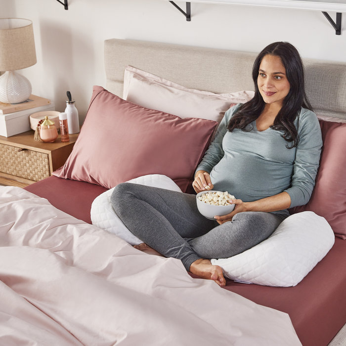 nue By Novaform Wedge Pregnancy Pillow With Antimicrobial Cool Cover & Reviews Wayfair
